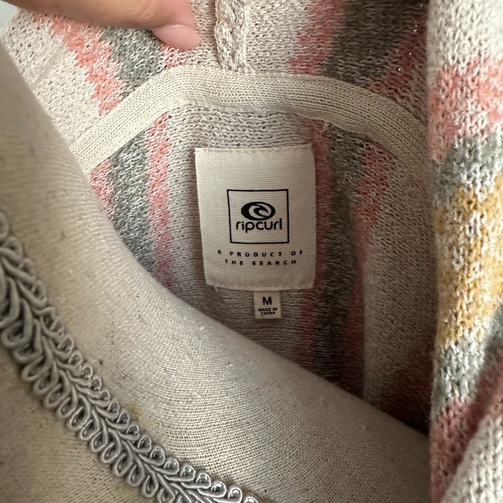 RipCurl Striped Lace-Up Hoodie - Picture 3 of 4